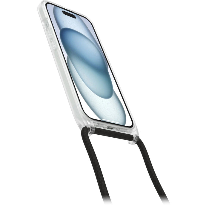 OtterBox React Necklace MagSafe Apple iPhone 15 (6.1") Case Stardust (Clear Glitter) - Macfixit Australia