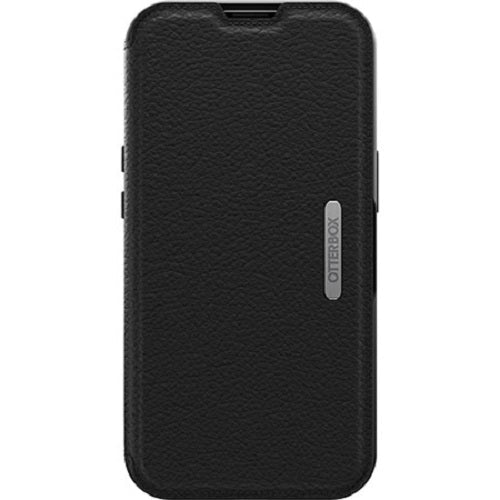 OtterBox Strada Apple iPhone 13 Pro Case Black, Leather Folio Cover, Card Holder - Macfixit Australia