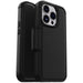 OtterBox Strada Apple iPhone 14 Pro Case Black, Leather Folio Cover, Card Holder - Macfixit Australia