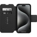 OtterBox Strada MagSafe Apple iPhone 15 Pro Max (6.7") Case Shadow (Black) Leather Folio Cover - Macfixit Australia