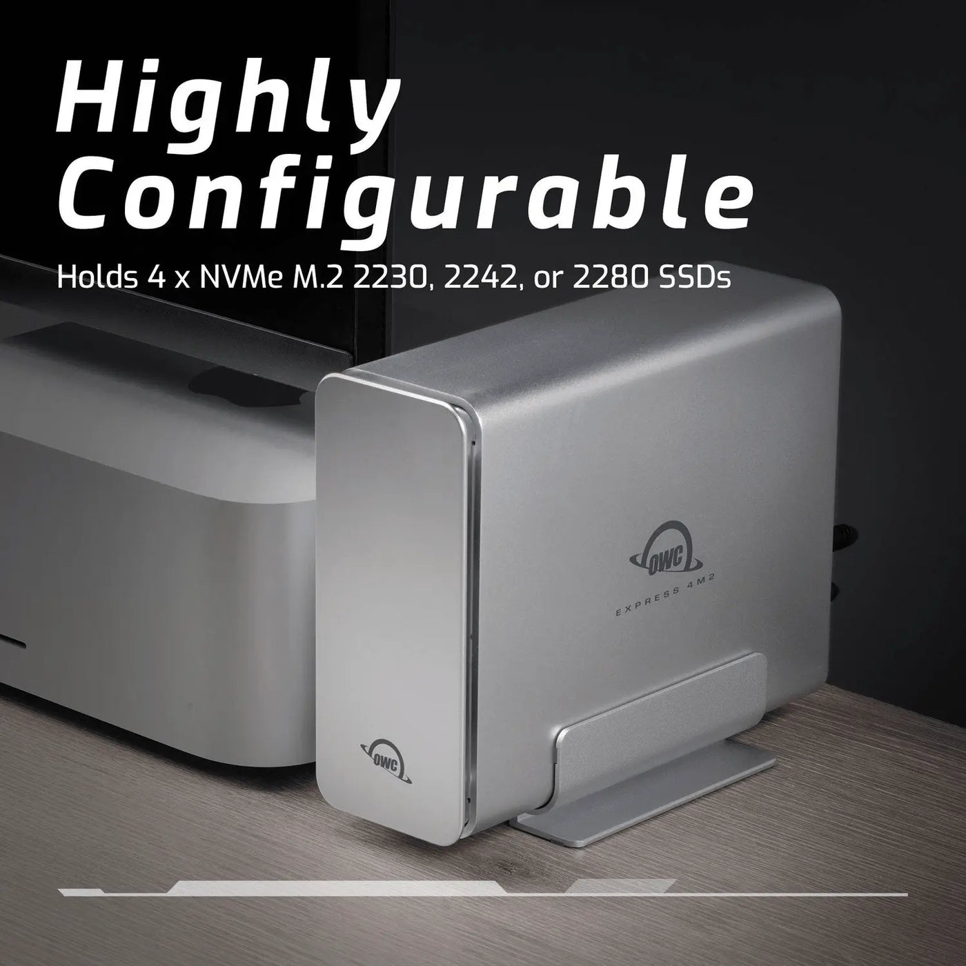 OWC Express 4M2 Four-Slot USB4 (40Gb/s) External Storage Enclosure for ...
