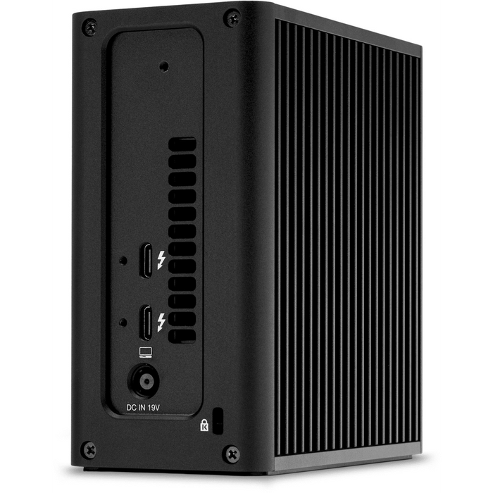 OWC Express 4M2 Ultra Four - Slot Thunderbolt 5 (80Gb/s) External Storage Enclosure for NVMe M.2 SSDs with SoftRAID - Macfixit Australia