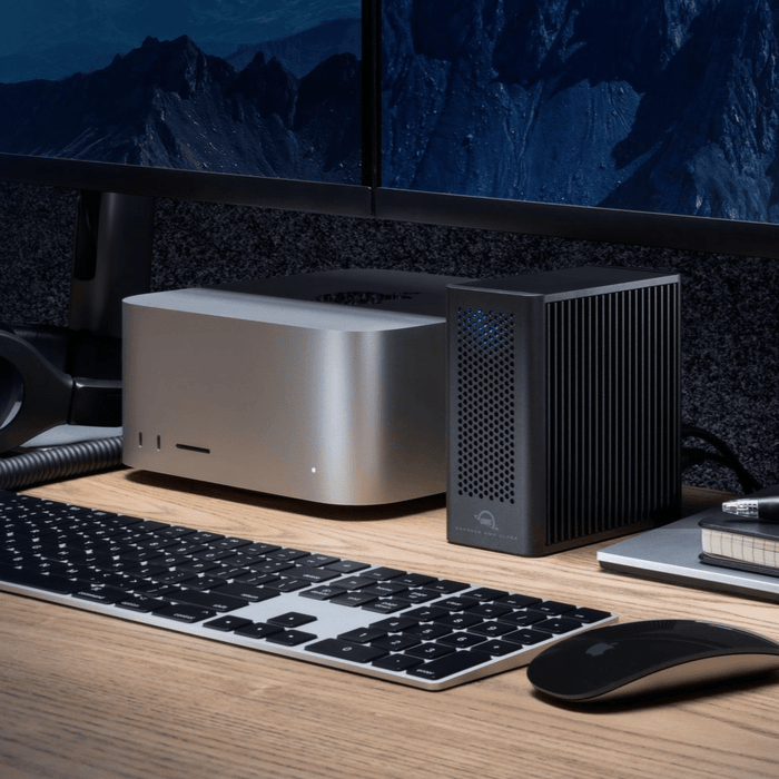 OWC Express 4M2 Ultra Four - Slot Thunderbolt 5 (80Gb/s) External Storage Enclosure for NVMe M.2 SSDs with SoftRAID - Macfixit Australia