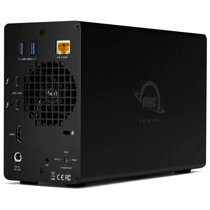 OWC Gemini - Thunderbolt 3 Dock and Dual - Drive RAID Solution - DIY Enclosure - Macfixit Australia