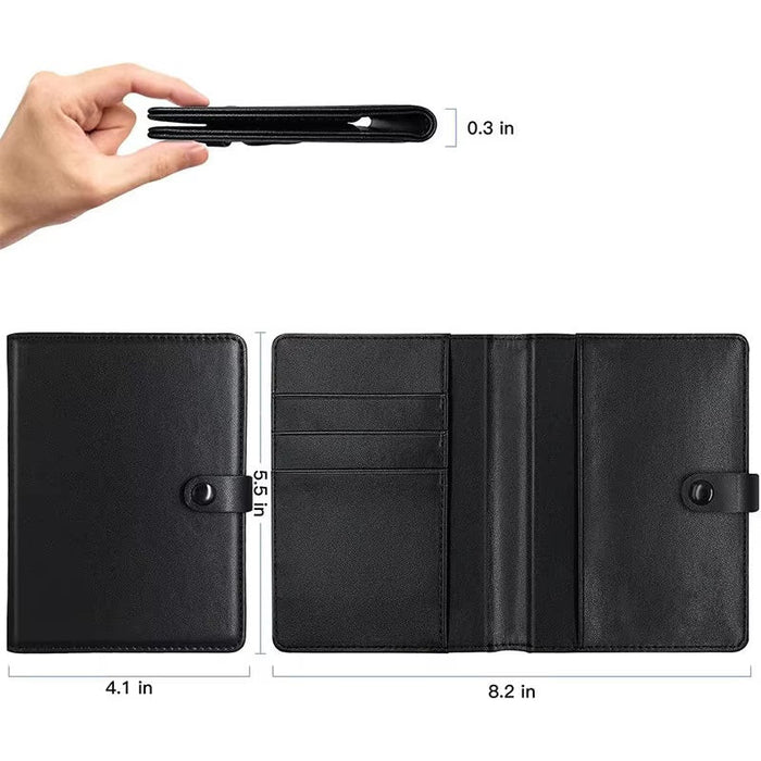 Passport Holder Cover with AirTag Slot - Macfixit Australia