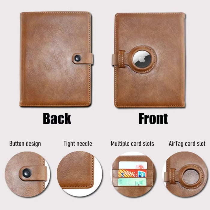 Passport Holder Cover with AirTag Slot - Macfixit Australia