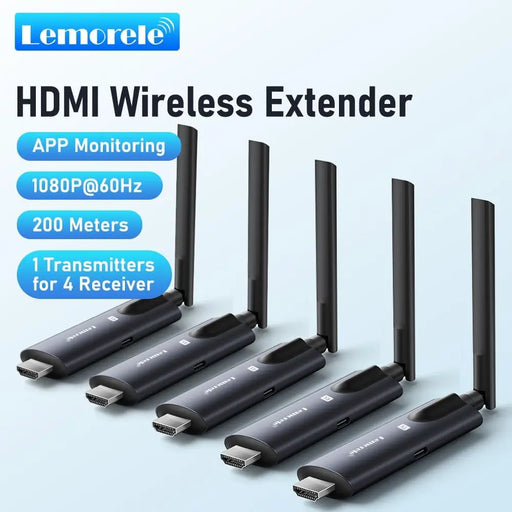 Portable Wireless HDMI Transmitter Kit with 4 Receivers - Macfixit Australia