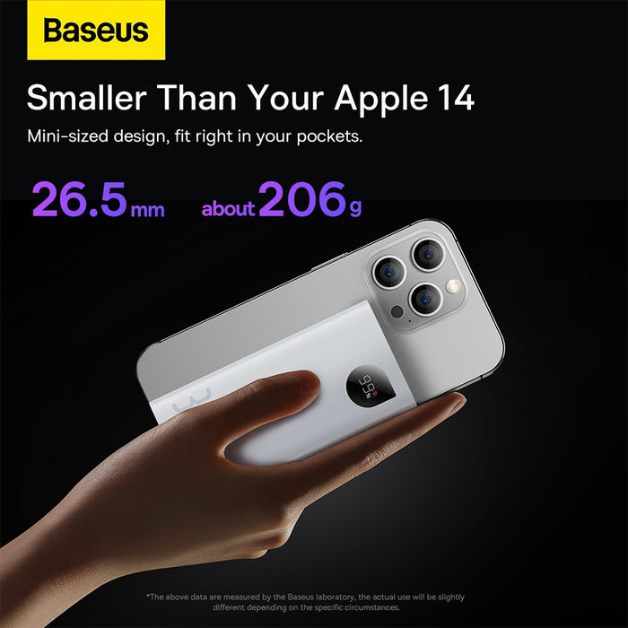 Baseus Adaman2 Digital Display Fast Charge Power Bank 10000mAh 30W