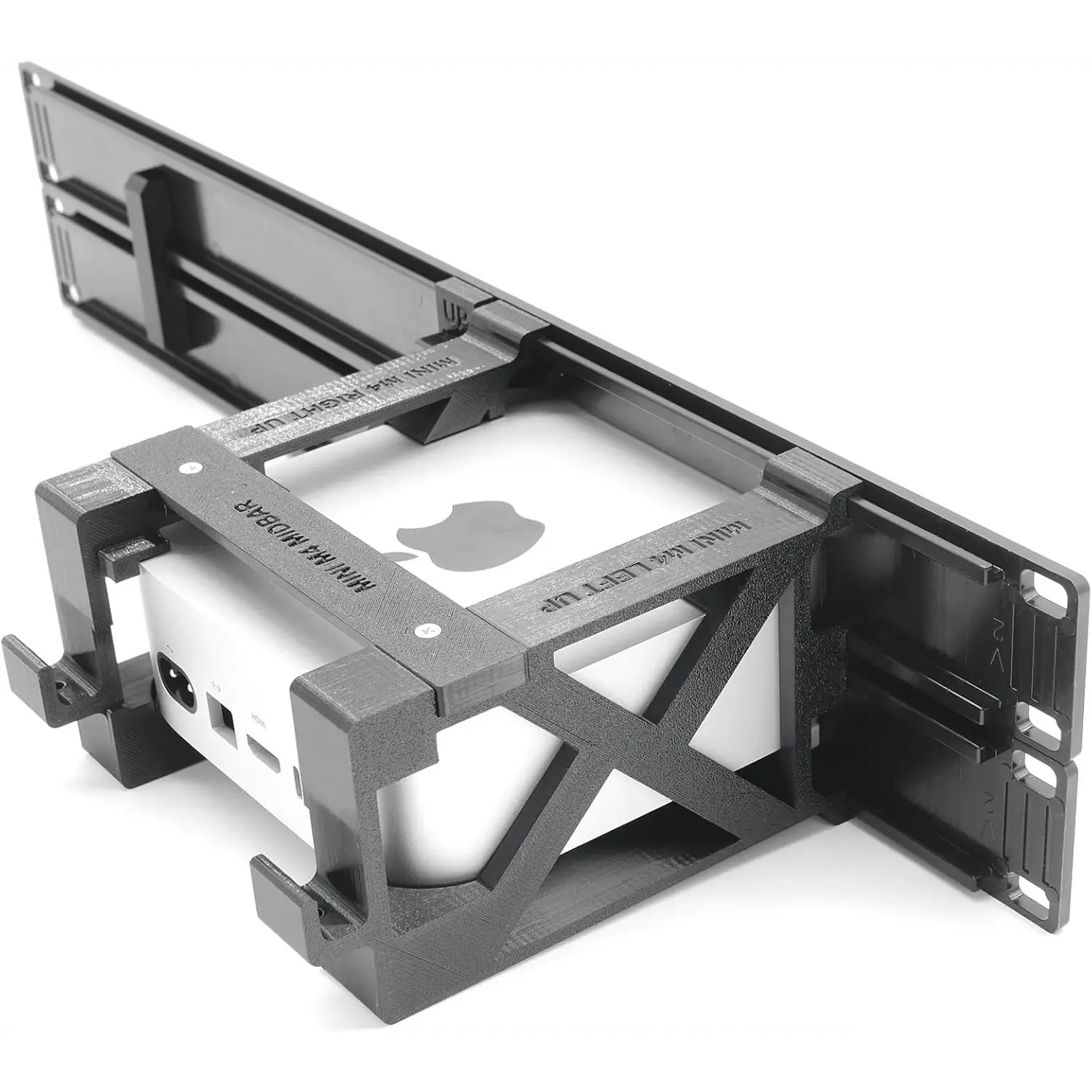 Display Rack Apple Rack Mount for Apple Mac mini M4 with Remote on/Off Button and RJ45 ...