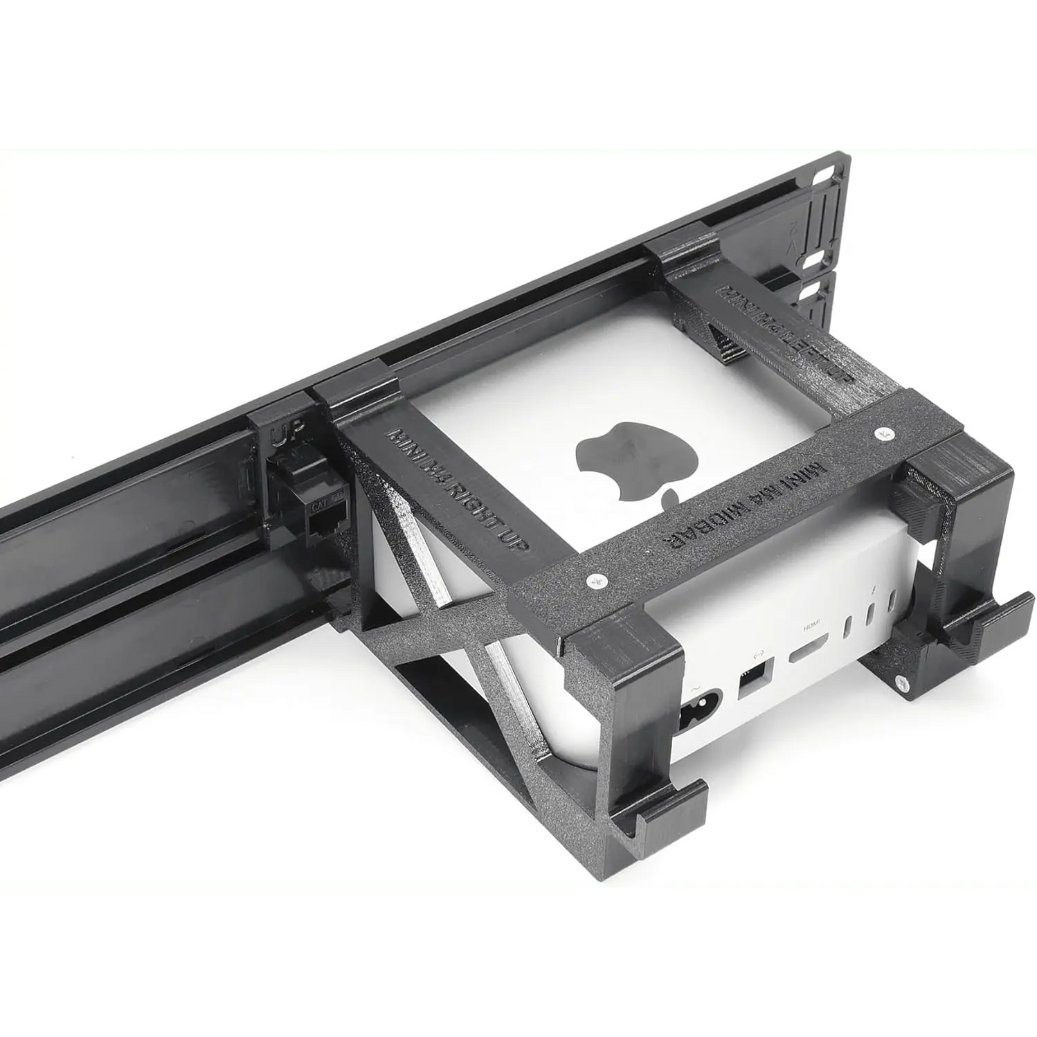 Rack Mount for Apple Mac mini M4 with Remote on/Off Button and RJ45 ...