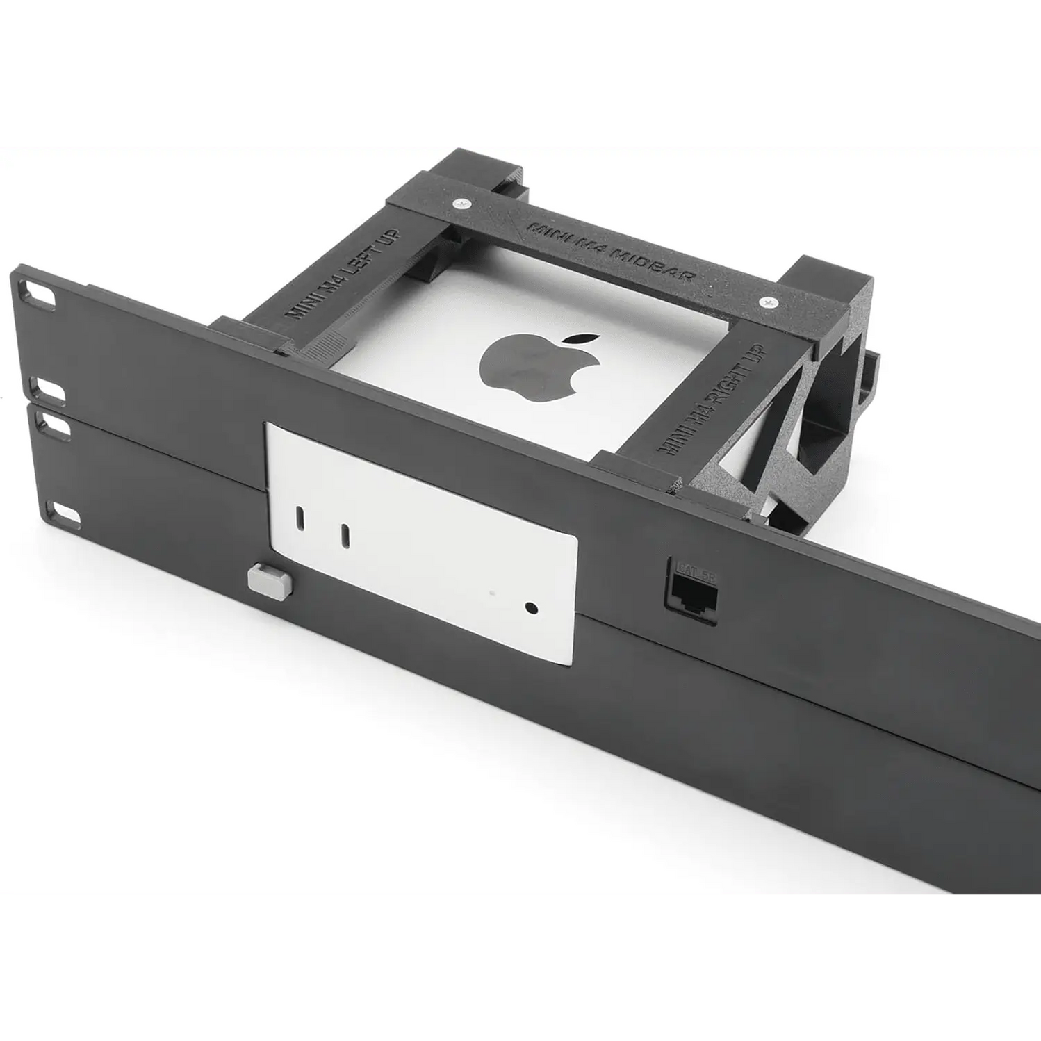 Rack Mount for Apple Mac mini M4 with Remote on/Off Button and RJ45 ...