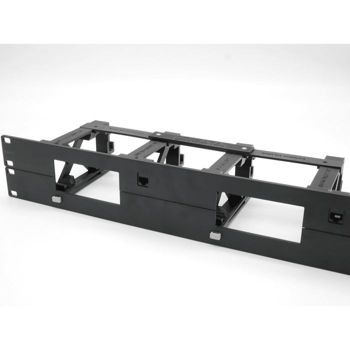 Rack Mount for Apple Mac mini M4 with Remote on/Off Button and RJ45 Port - Fits 2 Mac mini - Macfixit Australia