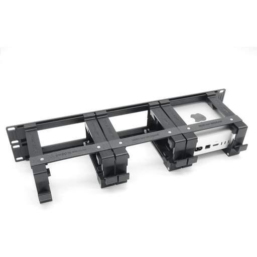 Rack Mount for Apple Mac mini M4 with Remote on/Off Button - Fits 3 Mac mini - Macfixit Australia