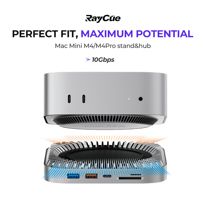 RayCue 10 - in - 1 80Gbps Dock for Mac Studio - Macfixit Australia