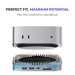 RayCue Mac Mini M4 Hub & Stand with SSD Enclosure - Macfixit Australia