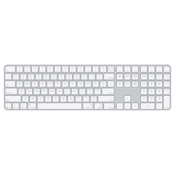 Refurbished Apple Magic Keyboard with Numeric Keypad and Touch ID (Lightning) - Silver - Macfixit Australia