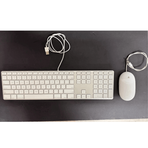 Refurbished Apple Wired Keyboard with Mighty Mouse Combo - White (A+ Grade Quality) - Macfixit Australia