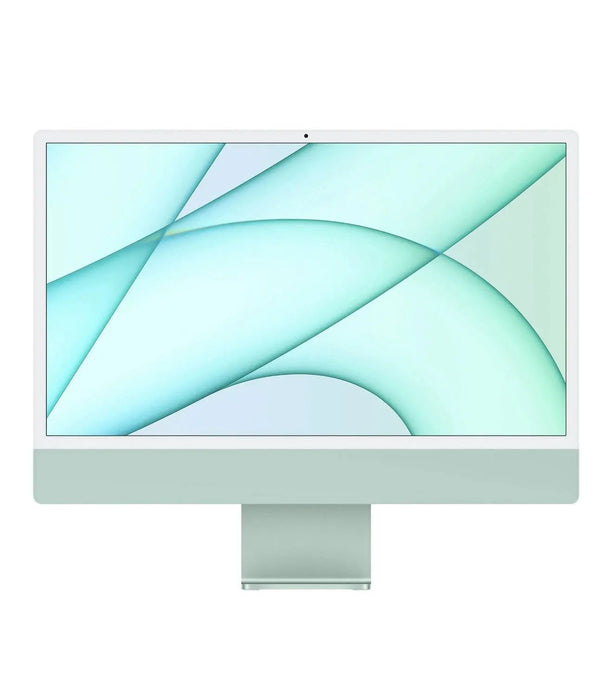 Refurbished iMac (24 - inch, M1, 2021, Four ports) - 8 - Core CPU, 8 - Core GPU, 8GB RAM, 256GB Storage, 4 Ports - Green - Macfixit Australia
