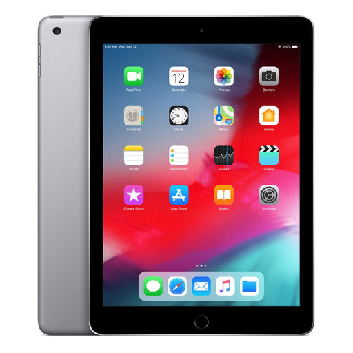 Refurbished iPad (6th Generation) Wi‑Fi, 32GB – Space Gray + Shell Slim Case with Auto Sleep / Wake - Macfixit Australia
