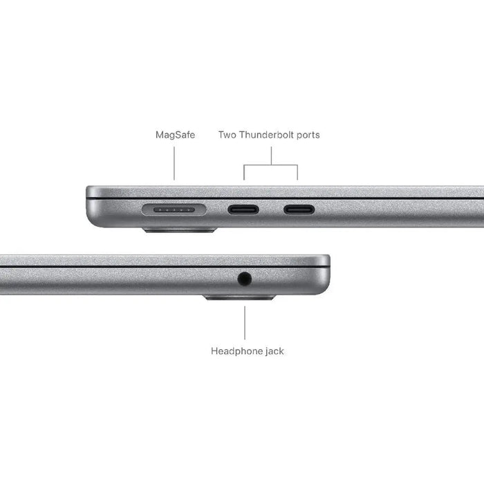 Refurbished MacBook Air (13-inch, M3, 2024) - 8C CPU, 10C GPU, 8GB RAM, 512GB Storage - Space Gray - Macfixit Australia