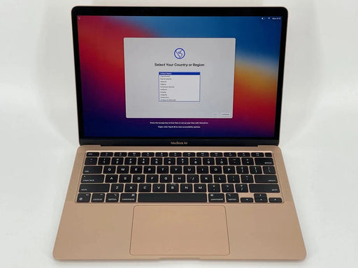 Refurbished MacBook Air (M1,2020)‎ - GOLD - 8C CPU, 7C GPU, 8GB RAM, 256GB SSD Storage - Macfixit Australia