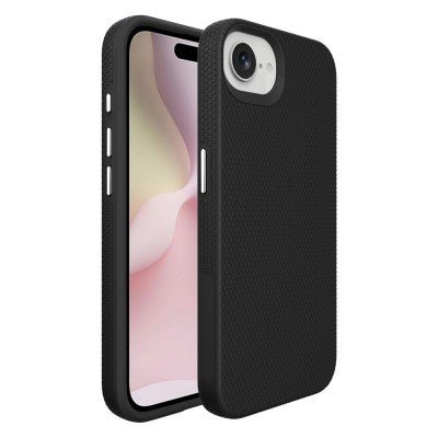 Rugged Shockproof Magsafe Cover Case for iPhone 16e - Black - Macfixit Australia
