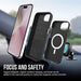 Rugged Shockproof Magsafe Cover Case for iPhone 16e - Black - Macfixit Australia