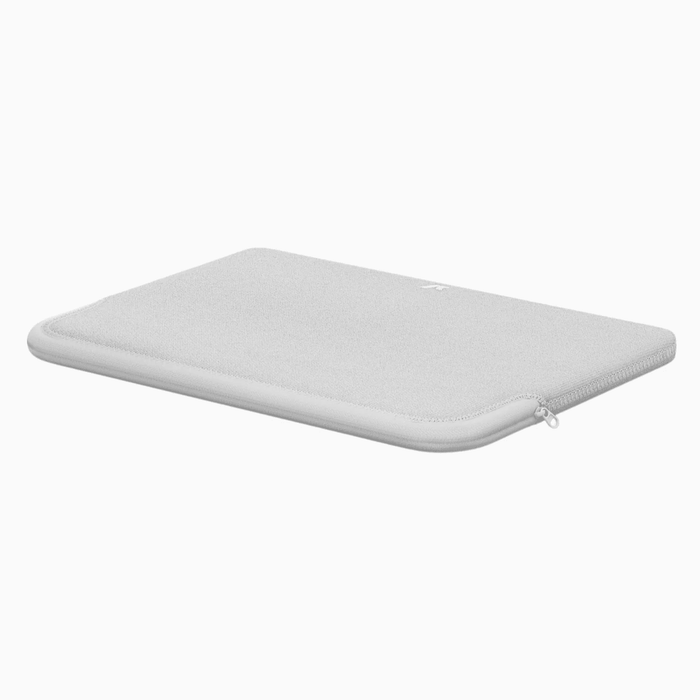 Rushfaster 13" Zippered Laptop Sleeve - White - Macfixit Australia