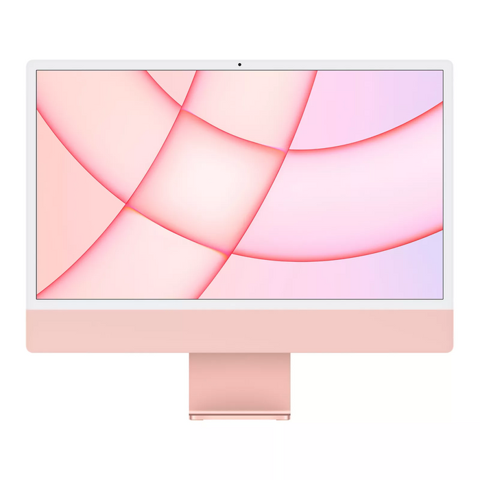 Refurbished iMac 24" M1 Chip - 8-Core CPU, 8-Core GPU, 8GB RAM, 512GB Storage, 4 Ports - Pink