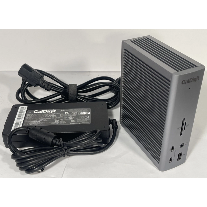 Refurbished CalDigit - TS4 Thunderbolt 4 Docking Station - Space Grey CalDigit