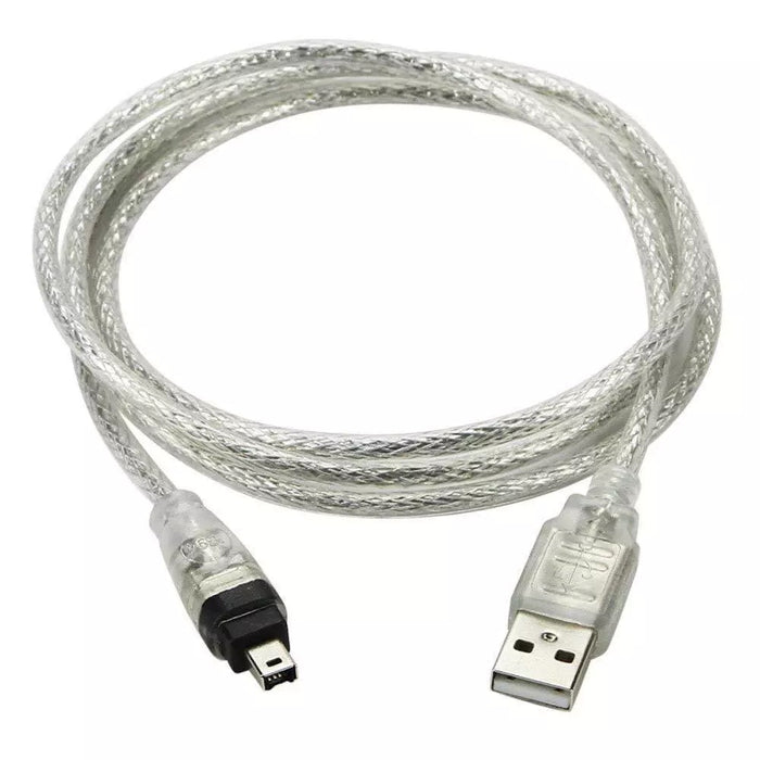 USB to FireWire IEEE 1394 4-Pin iLink Adapter Cable for Mini DV/HDV Camcorder -1.5m