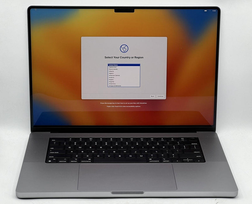 Refurbished MacBook Pro (16-inch, 2021) - M1 Max Chip - 10‑core CPU and 32‑core GPU, 64GB, 4TB SSD - Space Gray