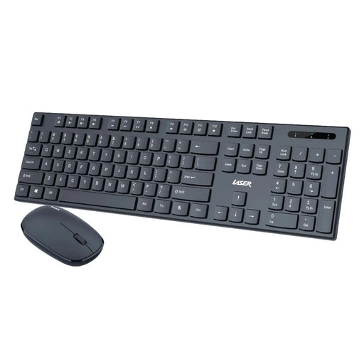Wireless Keyboard and Mouse Combo - Black Macfixit Australia