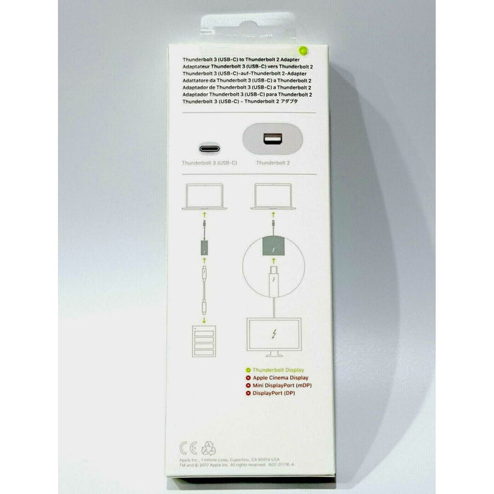 Apple Thunderbolt 3 USB-C to Thunderbolt 2 Adapter