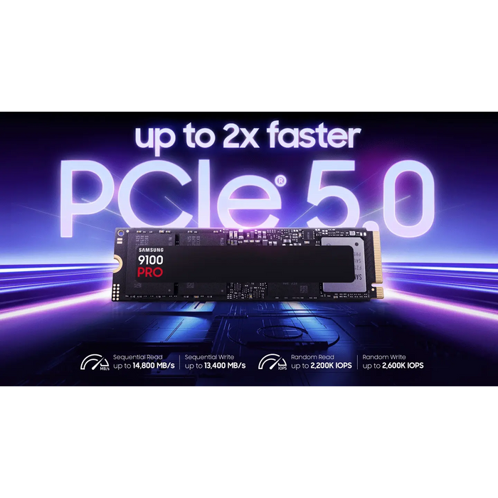 Samsung 9100 PRO PCIe 5.0 NVMe M.2 SSD – 8TB - Macfixit Australia