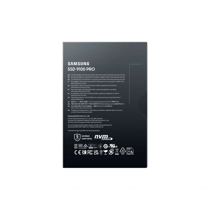 Samsung 9100 PRO PCIe 5.0 NVMe M.2 SSD – 8TB - Macfixit Australia