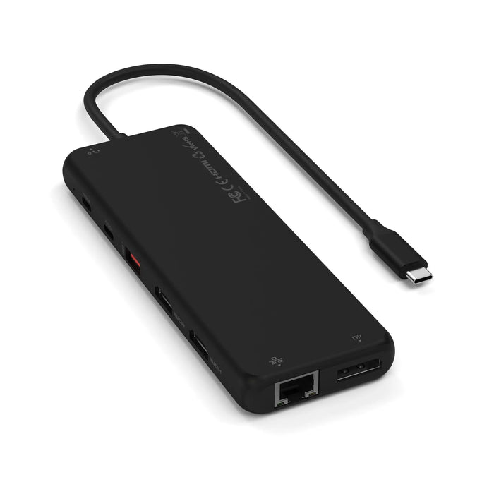 Satechi 13 - in - 1 USB - C Triple Display Multiport Adapter (Black) - Macfixit Australia