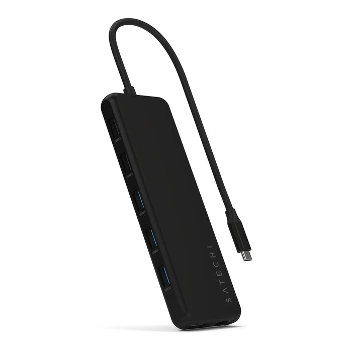 Satechi 13 - in - 1 USB - C Triple Display Multiport Adapter (Black) - Macfixit Australia