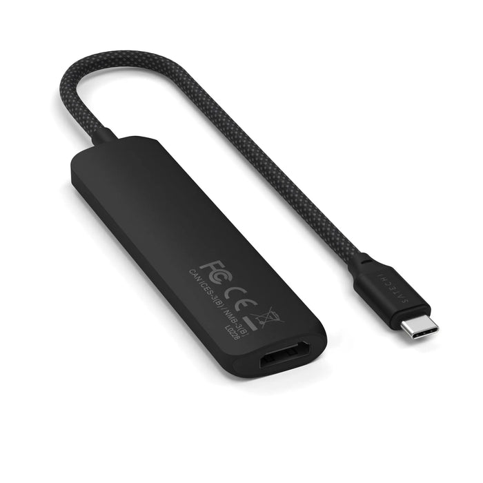 Satechi 4 - In - 1 USB - C Slim Multiport Adapter (Black) - Macfixit Australia