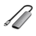 Satechi 4 - In - 1 USB - C Slim Multiport Adapter (Space Grey) - Macfixit Australia