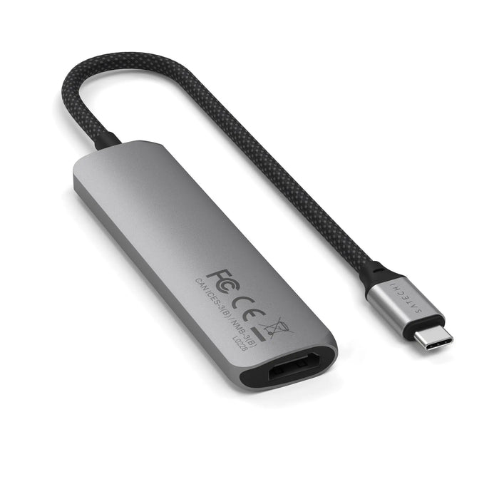 Satechi 4 - In - 1 USB - C Slim Multiport Adapter (Space Grey) - Macfixit Australia