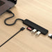Satechi 6 - In - 1 USB - C Slim Multiport Adapter (Black) - Macfixit Australia