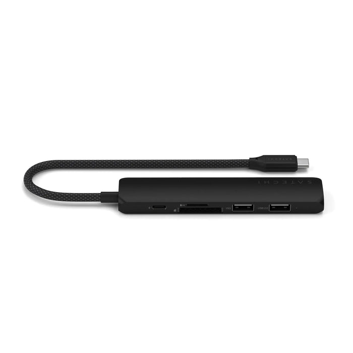 Satechi 7 - In - 1 USB - C Slim Multiport Adapter (Black) - Macfixit Australia