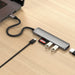 Satechi 7 - In - 1 USB - C Slim Multiport Adapter (Space Grey) - Macfixit Australia