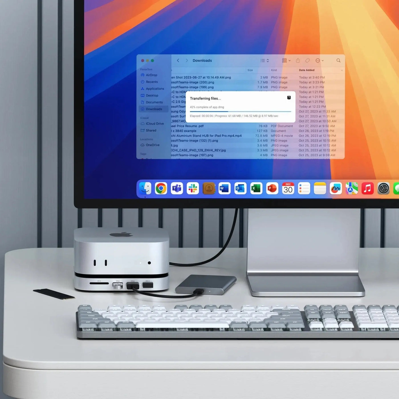Satechi Mac Mini M4 Stand & Hub with SSD Enclosure - Macfixit Australia