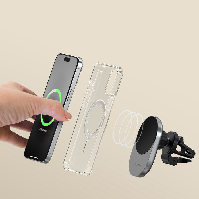 Satechi Qi2 Wireless Car Charger (Space Grey) - Macfixit Australia