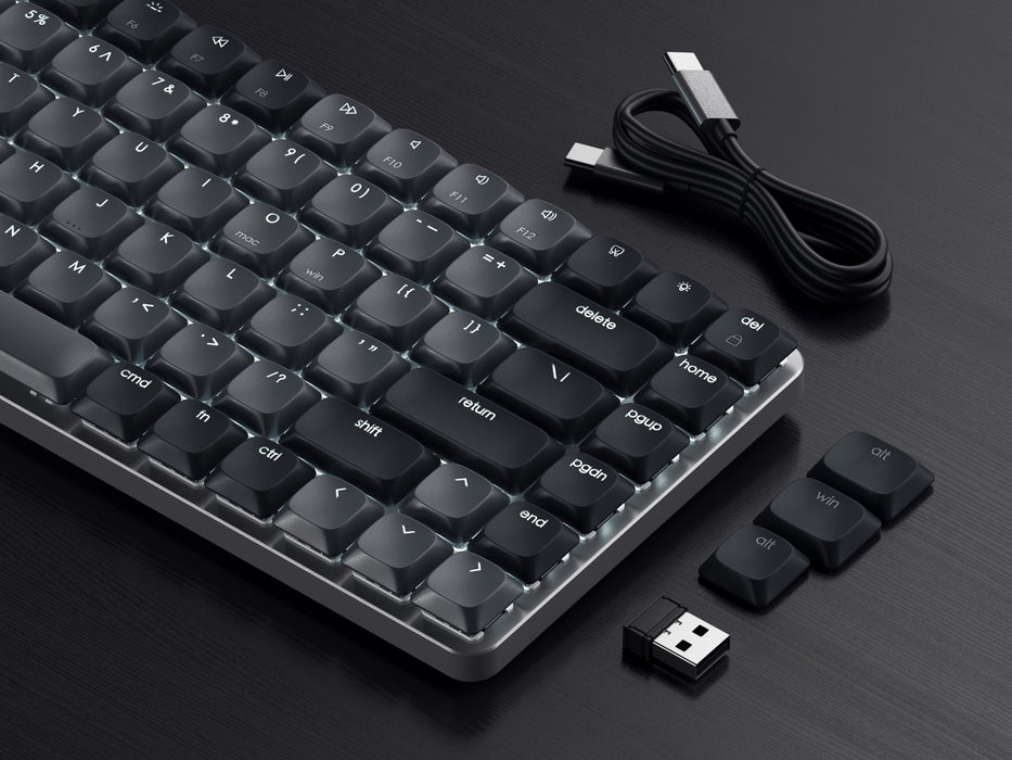 Satechi SM1 Slim Mechanical Backlit Bluetooth Keyboard (Dark) - Macfixit Australia