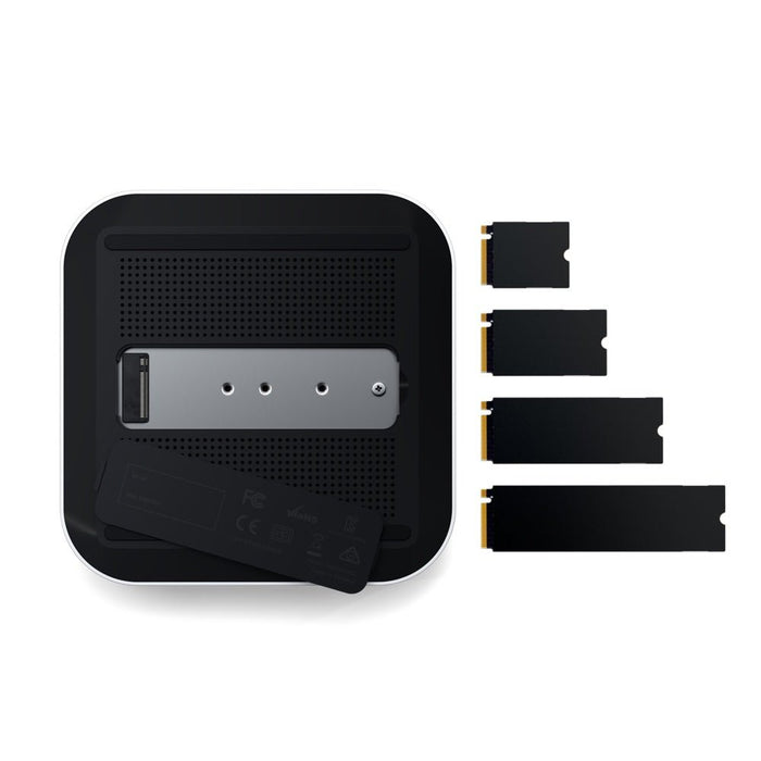 Satechi Thunderbolt 5 CubeDock with SSD Enclosure (Silver) - Macfixit Australia