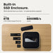 Satechi Thunderbolt 5 CubeDock with SSD Enclosure (Silver) - Macfixit Australia