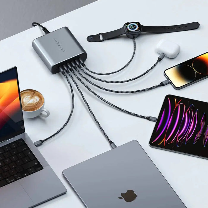 Satechi USB - C 200W USB - C 6 - Port GaN Charger - Macfixit Australia